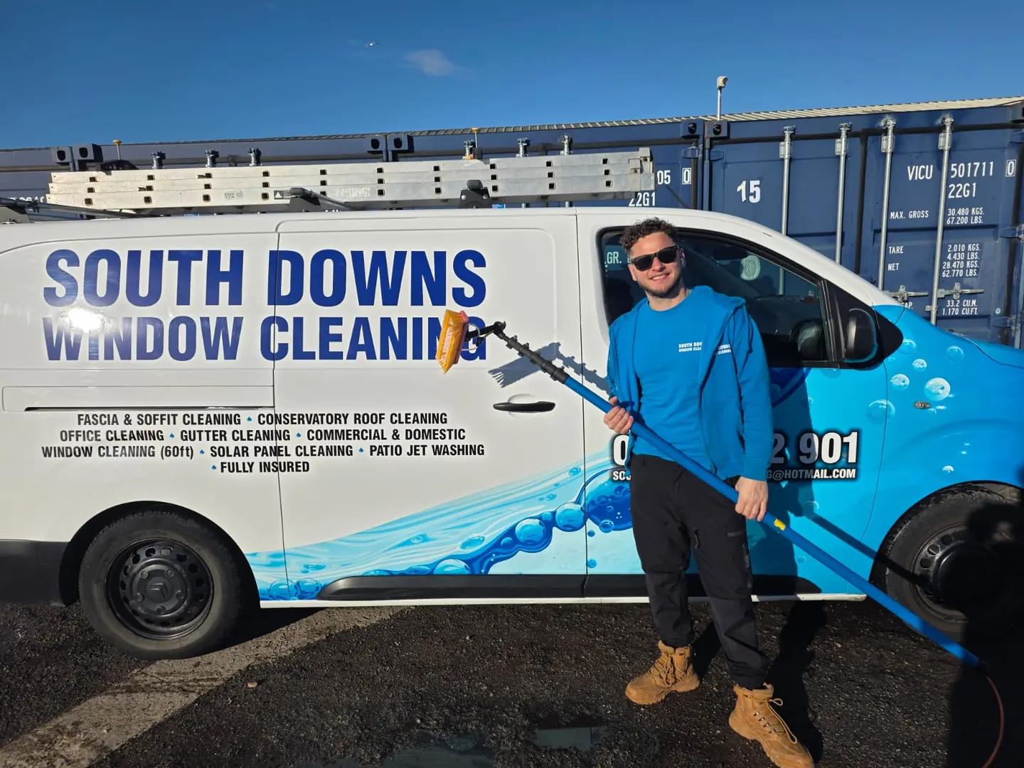 South Downs Cleaning van